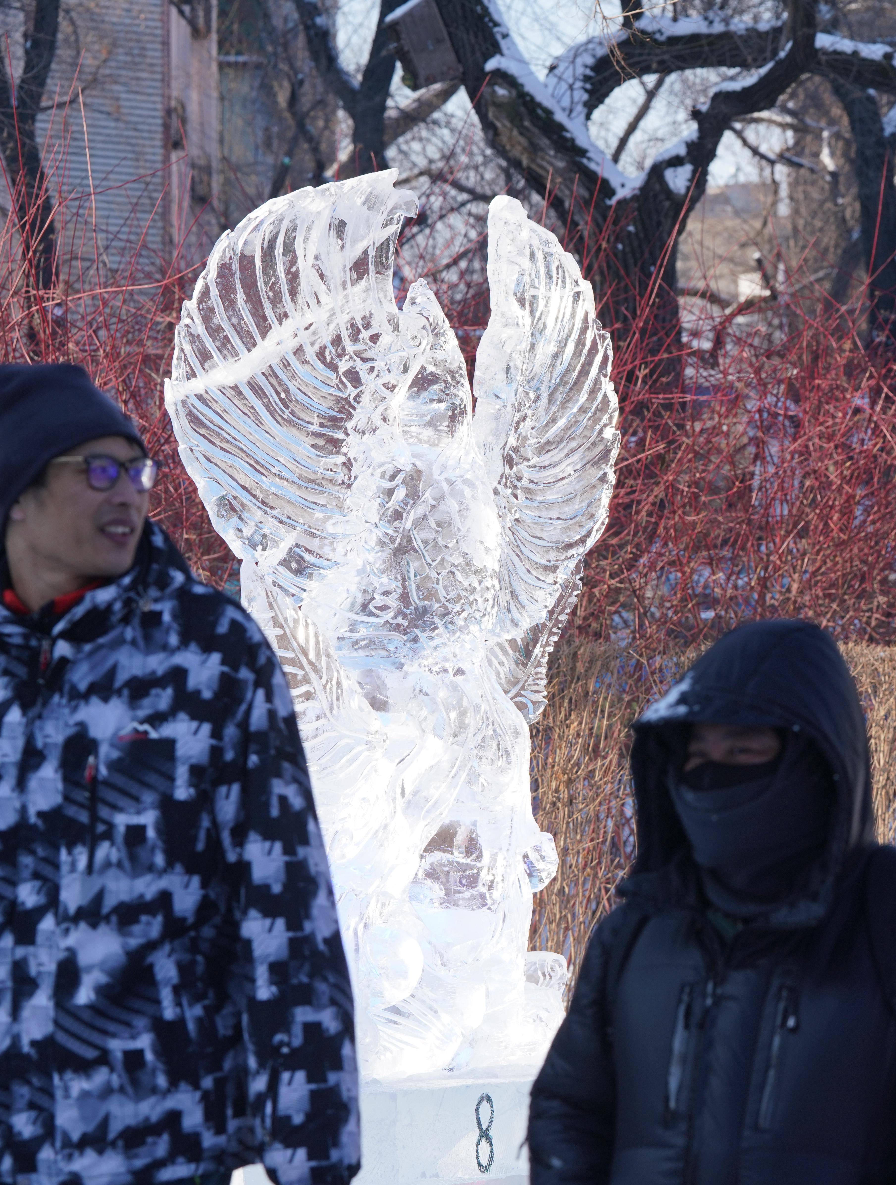 高原冰雕比赛，冰雪造景的艺术表现