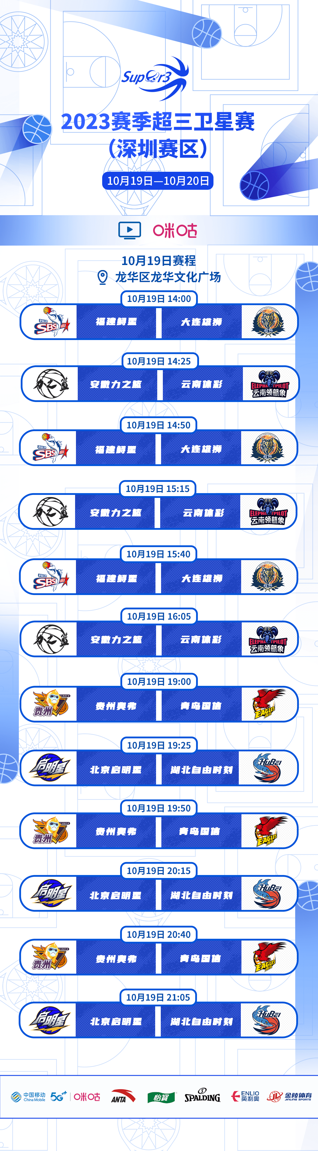 中国篮球协会发布新赛季比赛规程
